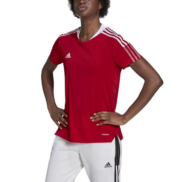 adidas Tiro 21 Womens Power Red/White Training Jersey